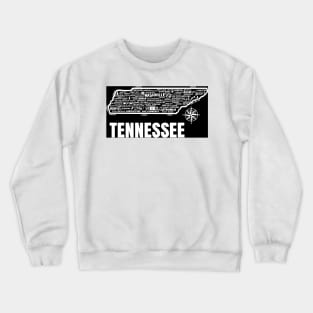 Tennessee Map Crewneck Sweatshirt
